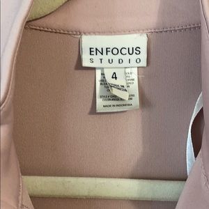 Size 4 Mauve/Vintage Rose Zipup Dress